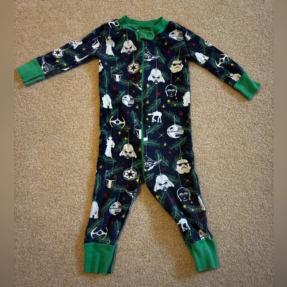 Hanna Andersson Star Wars Pajamas Size 12-18 Months